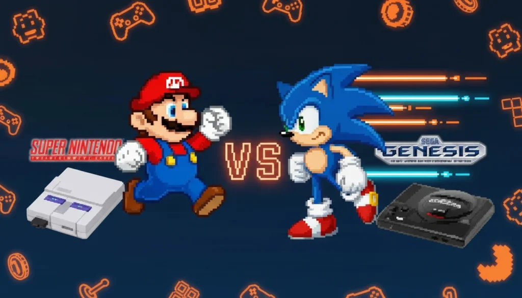 Coleção de jogos antigos de 8 e 16 bits: Super Nintendo, Mega Drive e Nintendinho e Master System.